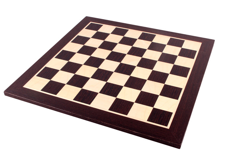 Échiquier No. 2 – Wengé & Sycomore, Sans Notation, Marqueterie - 44 x 44 cm