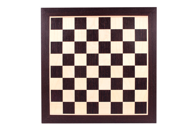 Échiquier No. 2 – Wengé & Sycomore, Sans Notation, Marqueterie - 44 x 44 cm