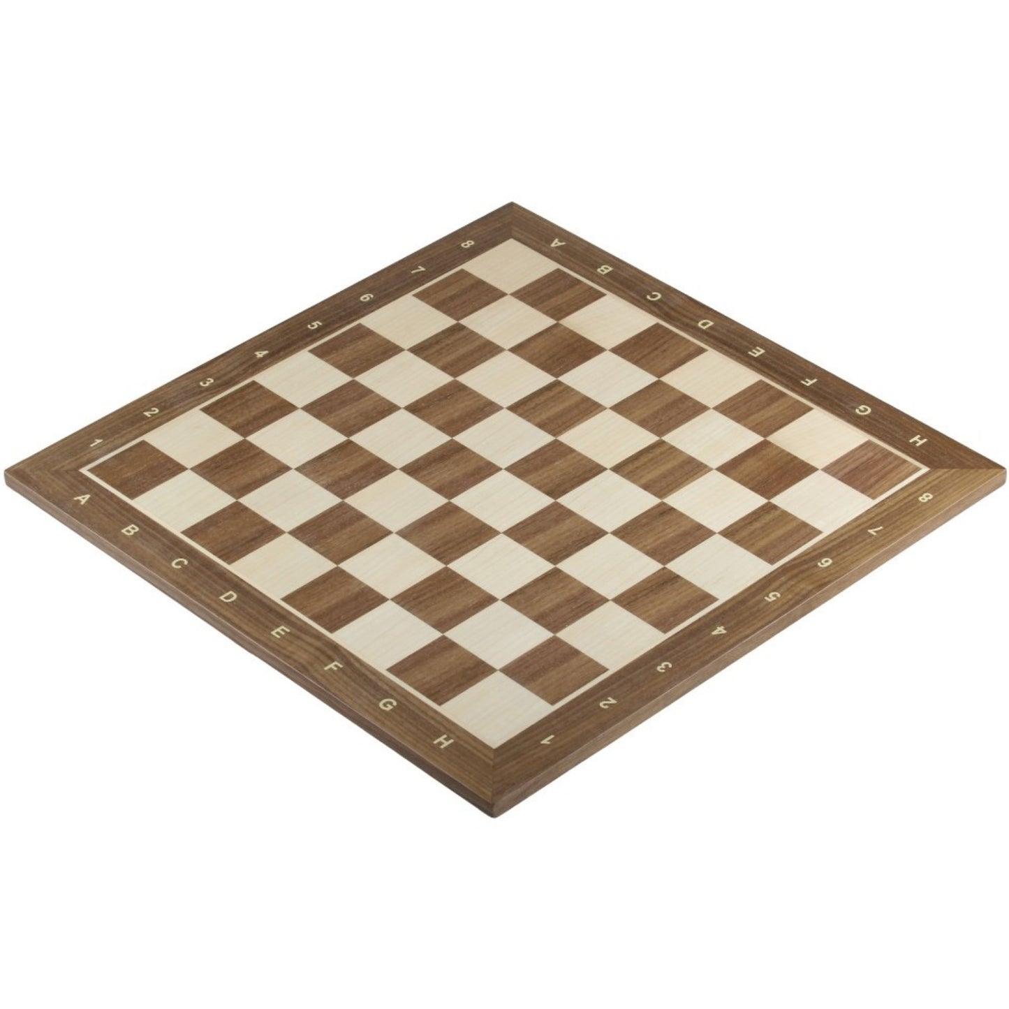 Échiquier No. 1 – Noyer & Érable, Marqueterie – 40 x 40 cm