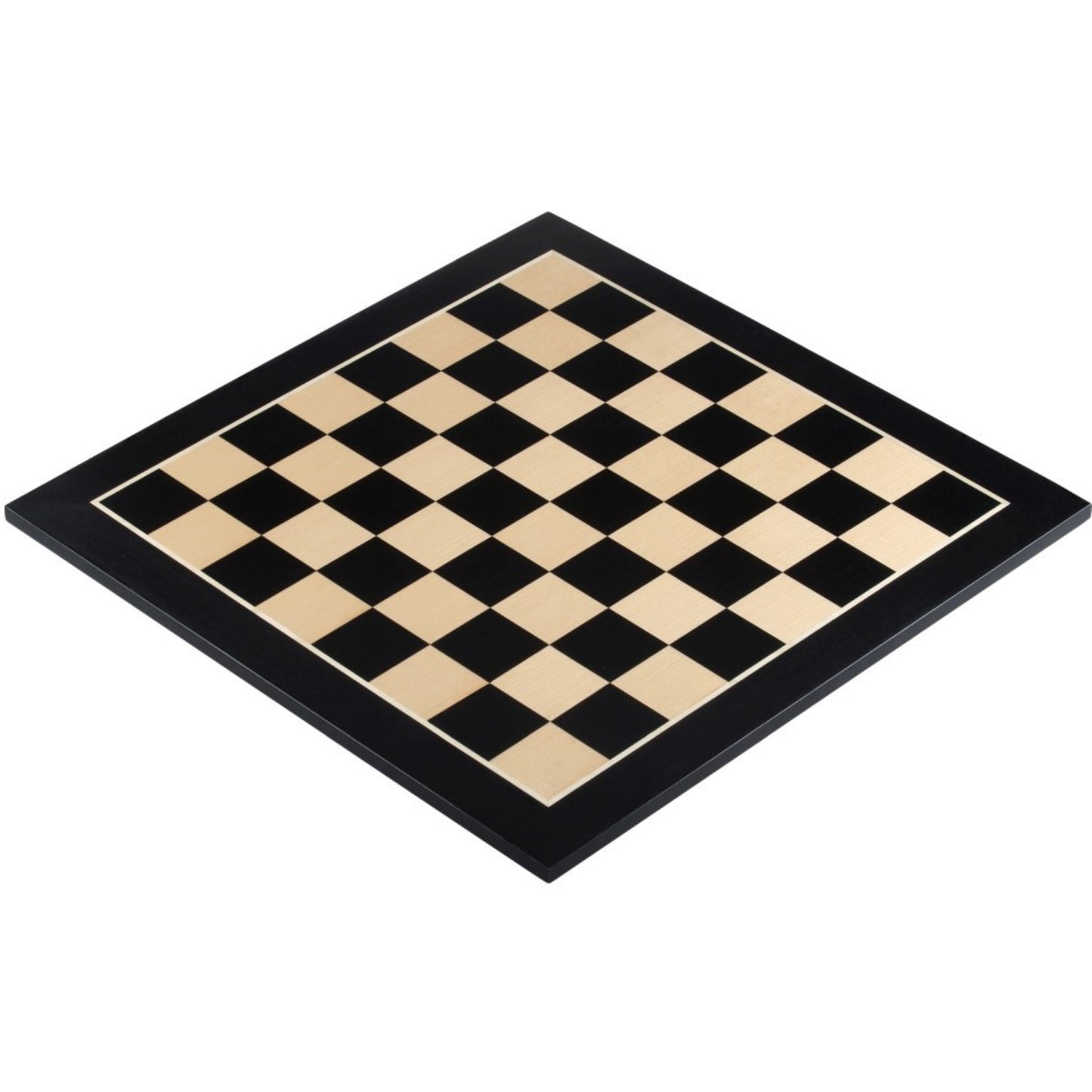 Échiquier No. 4 – Acajou Noir & Érable, Marqueterie – Sans Notation – 54 x 54 cm