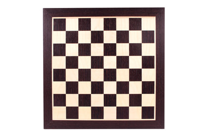 Échiquier No. 2 – Wengé & Sycomore, Sans Notation, Marqueterie - 44 x 44 cm