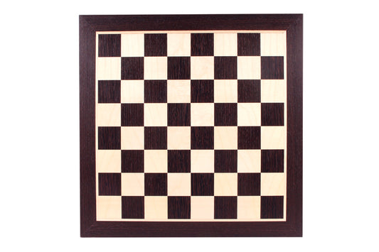 Échiquier No. 2 – Wengé & Sycomore, Sans Notation, Marqueterie - 44 x 44 cm