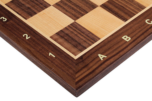 Échiquier No. 2 – Noyer & Érable, Marqueterie – 44 x 44 cm