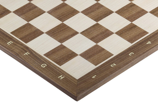 Échiquier No. 1 – Noyer & Érable, Marqueterie – 40 x 40 cm