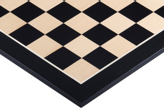 Échiquier No. 4 – Acajou Noir & Érable, Marqueterie – Sans Notation – 54 x 54 cm