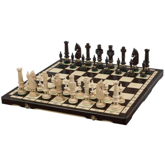Jeu d'Échecs Style Américain en Érable et Noyer | Les Échiquiers du Roi Jeu d'Échecs Style Américain en Érable et Noyer | Les Échiquiers du Roi