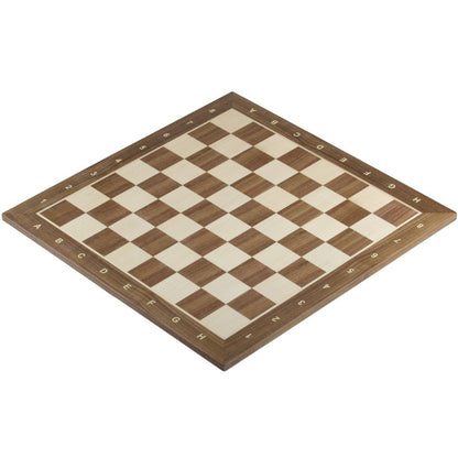 Échiquier No. 1 – Noyer & Érable, Marqueterie – 40 x 40 cm
