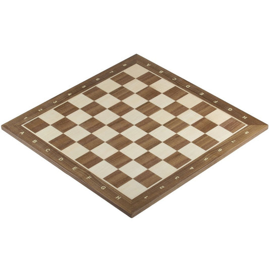 Échiquier No. 1 – Noyer & Érable, Marqueterie – 40 x 40 cm